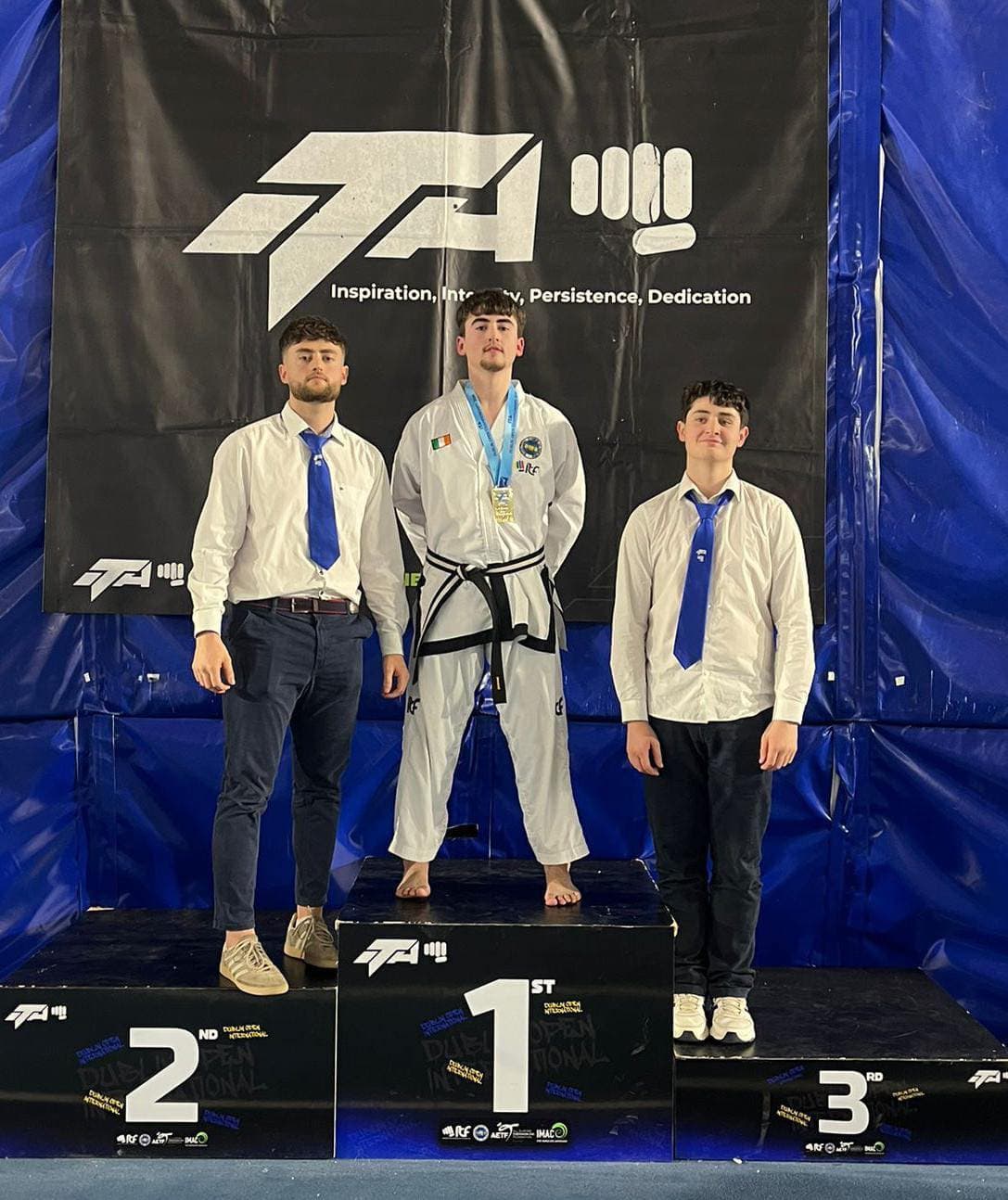 Dublin Open International podium